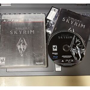 The Elder Scrolls V Skyrim Sony PlayStation‎ 3 PS3 Bethesda RPG Game with Map